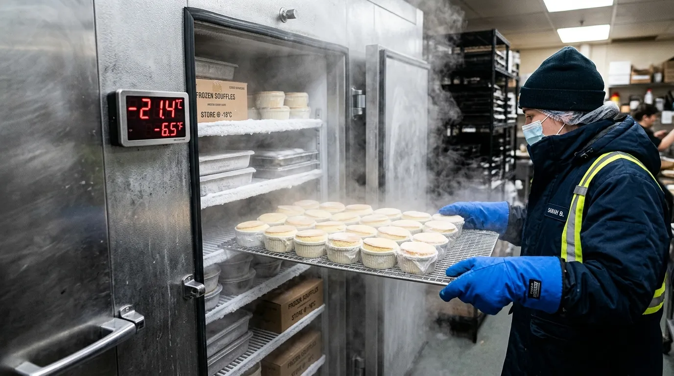 Chaîne du froid : bonnes pratiques pour les soufflés surgelés (restauration) – Les Saveurs de René