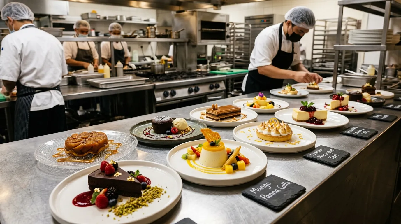 Restauration collective : desserts premium prêts à servir avec Les Saveurs de René
