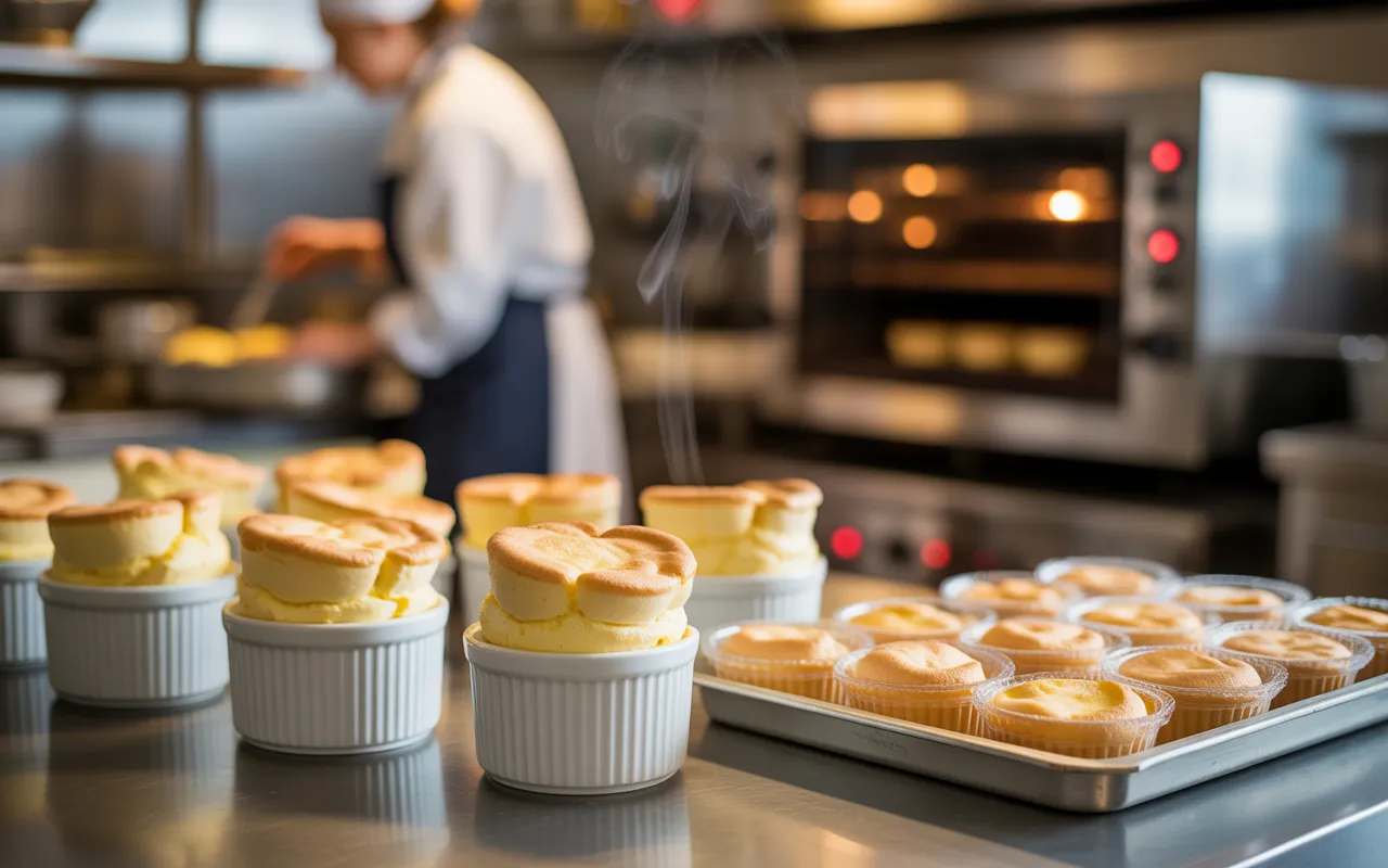 Banquets, traiteur, événements : sécuriser la production dessert avec des soufflés surgelés (Les Saveurs de René)