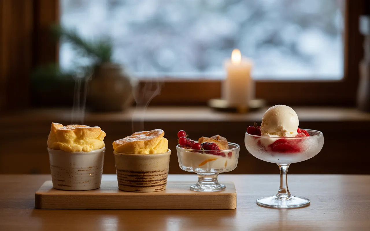 Soufflés salés et desserts glacés : une offre cohérente pour booster votre carte d’hiver
