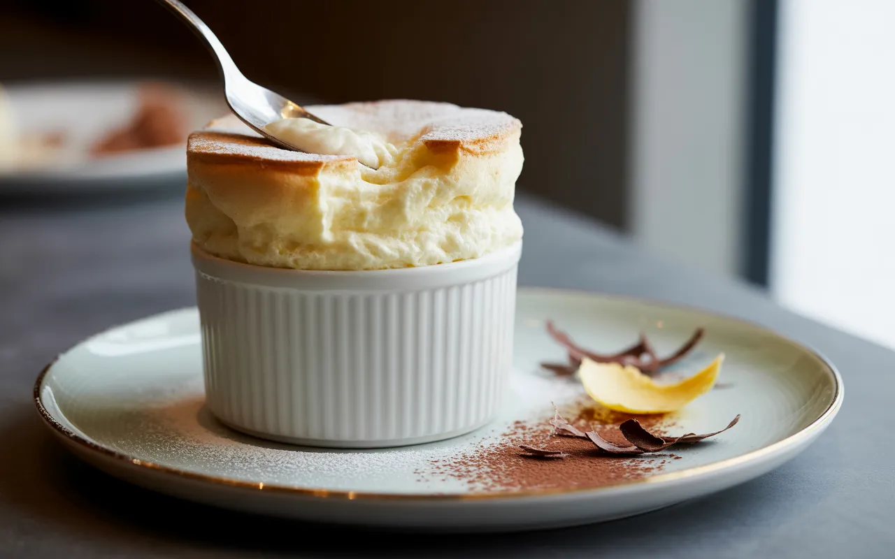 Carte des desserts : comment créer un effet “waouh” avec un soufflé glacé (sans sorbetière)