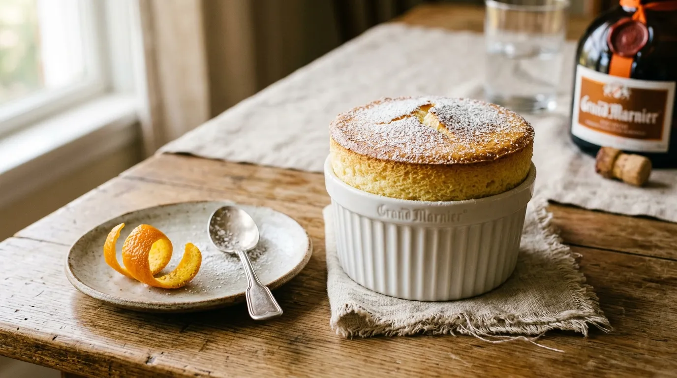 Soufflé au Grand Marnier : le classique revisité au menu avec Les Saveurs de René