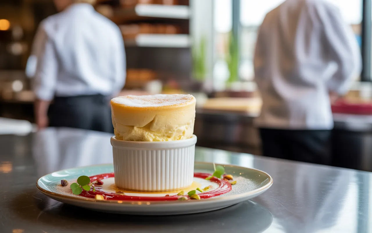 Pourquoi les chefs adoptent de plus en plus le soufflé glacé dans leur carte