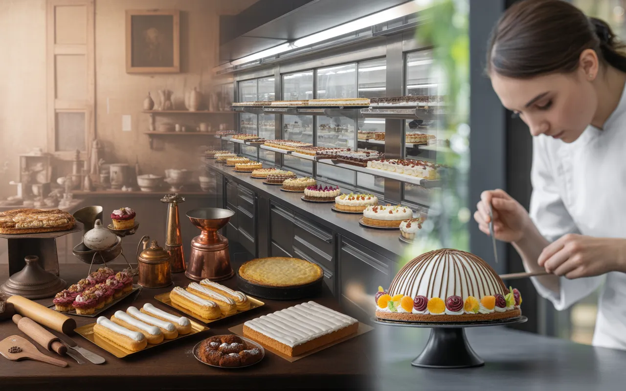 Histoire de la pâtisserie professionnelle jusqu’en 2026 : de l’artisan au soufflé surgelé