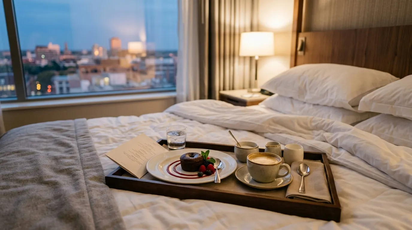 Dessert minute en hôtel : réussir le room service avec Les Saveurs de René