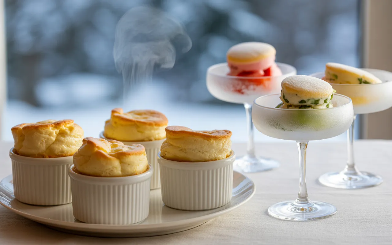 Gamme hiver : comment associer soufflés salés et soufflés glacés dans une même carte