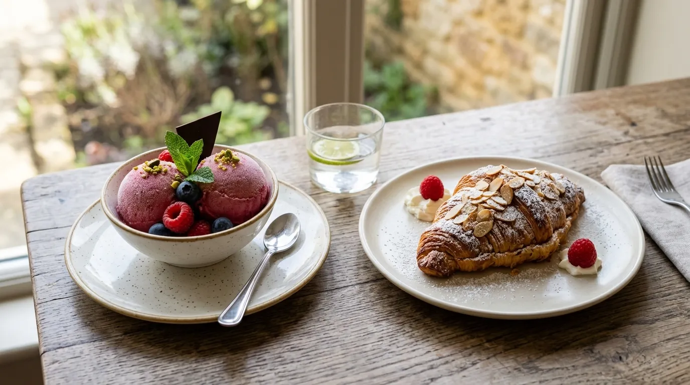 Dessert glacé ou pâtisserie classique : deux stratégies de carte comparées en restauration