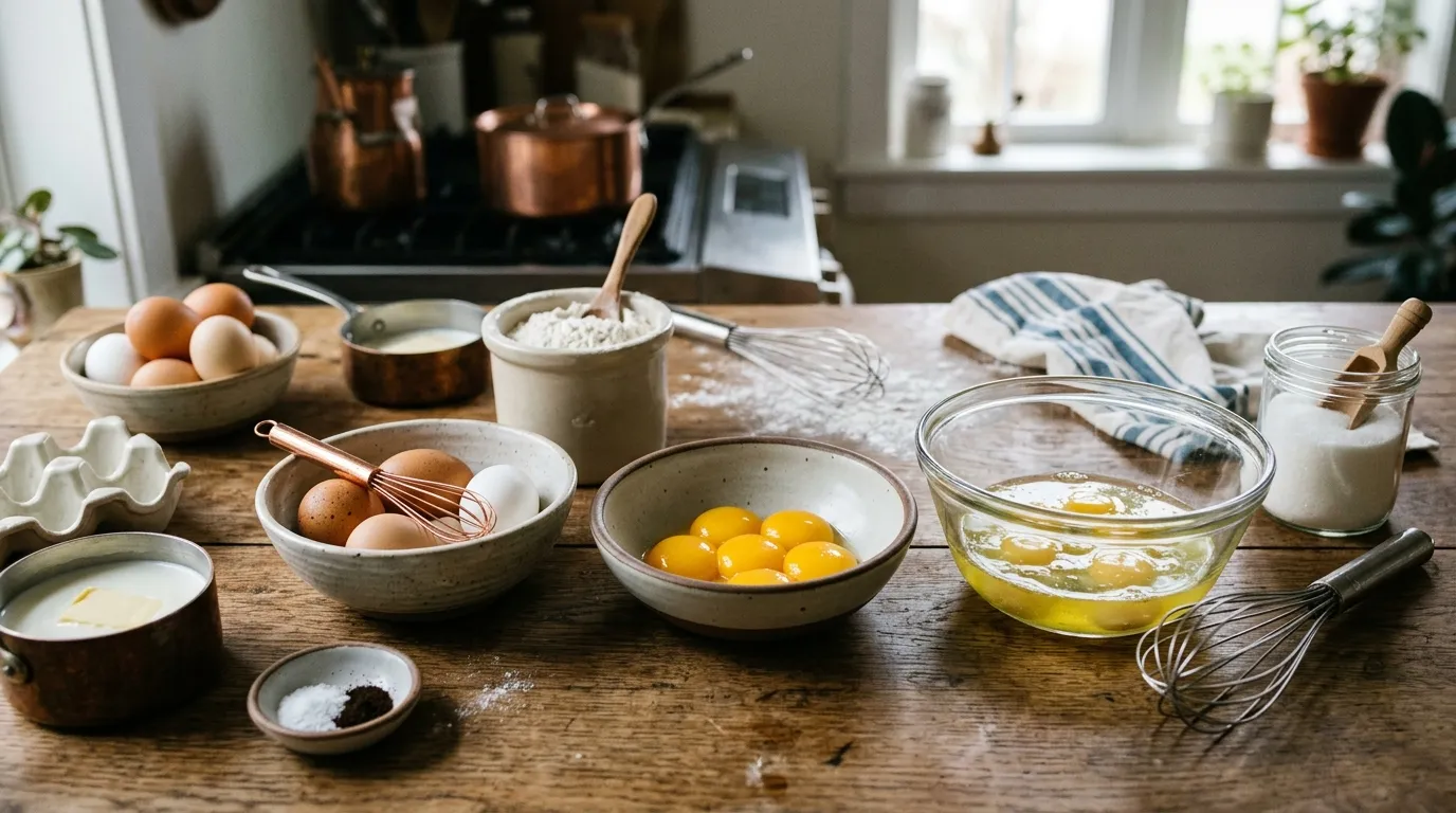 Le rôle de l'œuf dans le soufflé : blanc, jaune et tenue