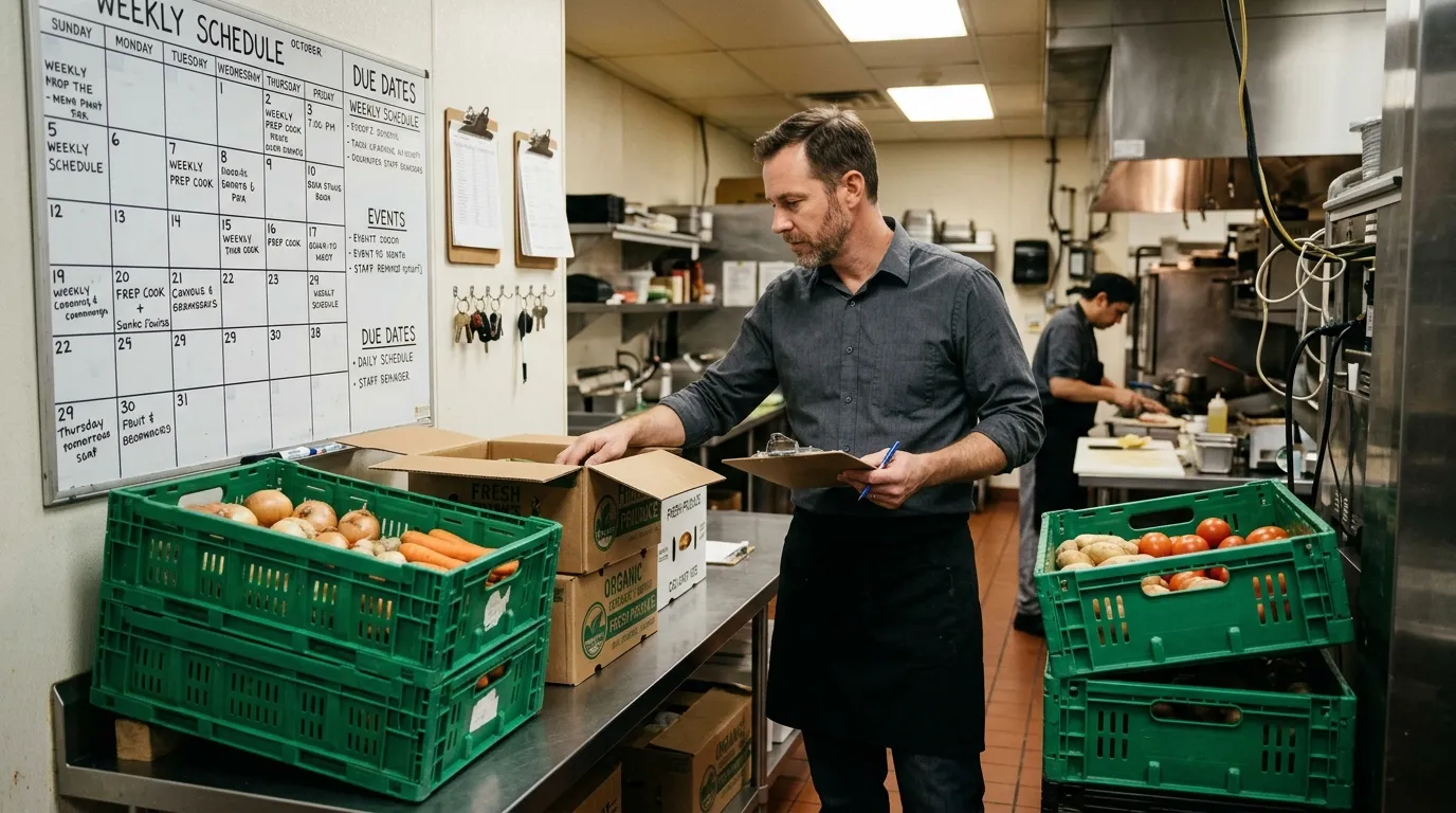 Minimum de commande et fréquence de livraison en restauration : caler son planning d’achats