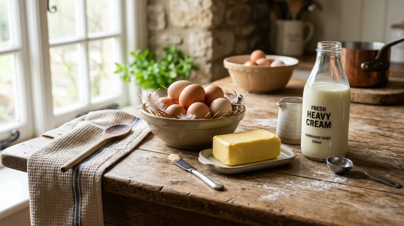 Pourquoi la qualité du beurre, des œufs et de la crème change tout en pâtisserie