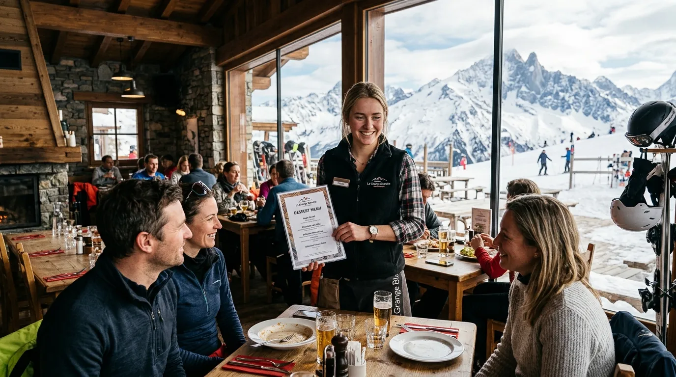 Restaurant d'altitude en station de ski : tenir sa carte dessert avec des livraisons contraintes