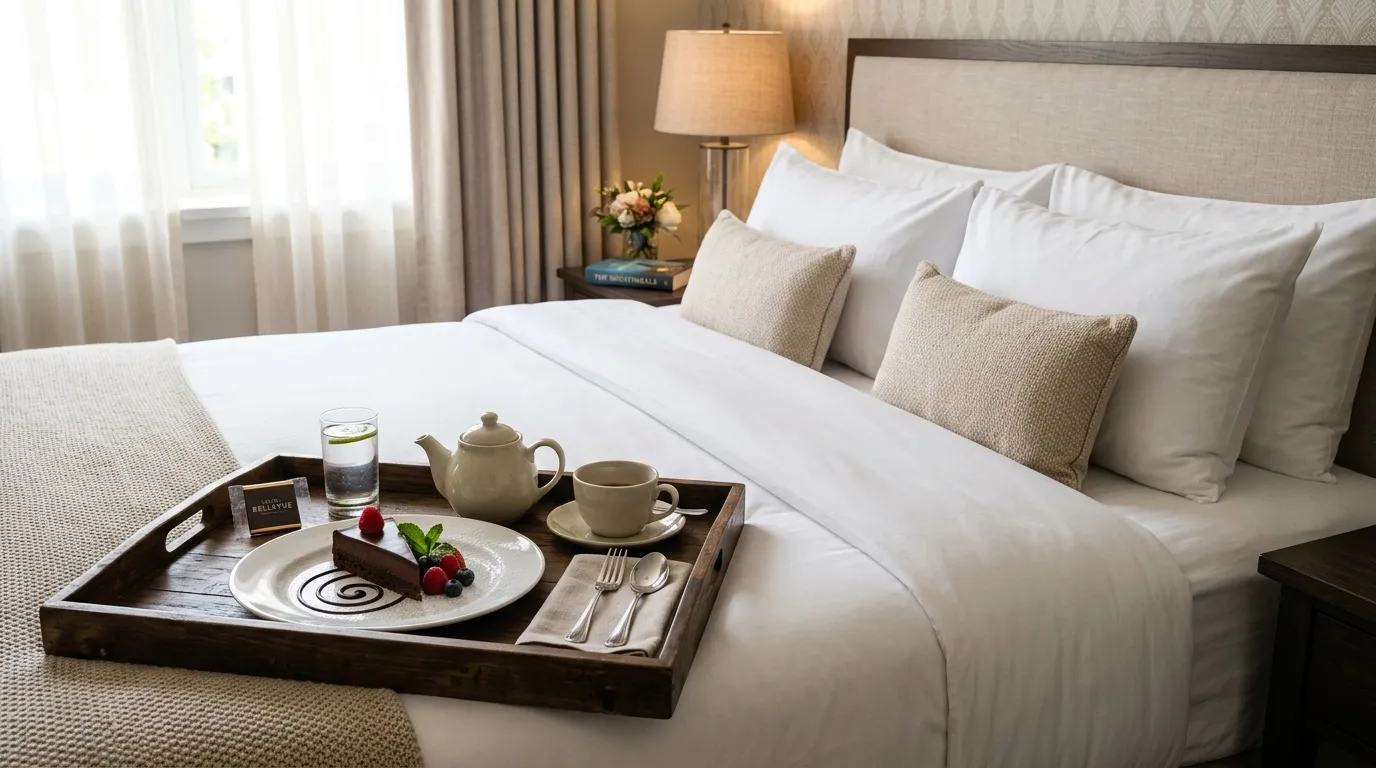 Room service et dessert : les contraintes d'un format à part en hôtellerie